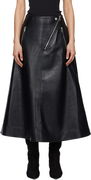 Nanushka Aleka Regenerated Leather Midi Skirt