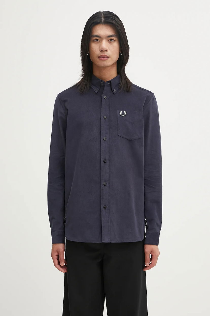 Košeľa Fred Perry Fred Perry Button-Down Oxford Shirt Navy | M1737