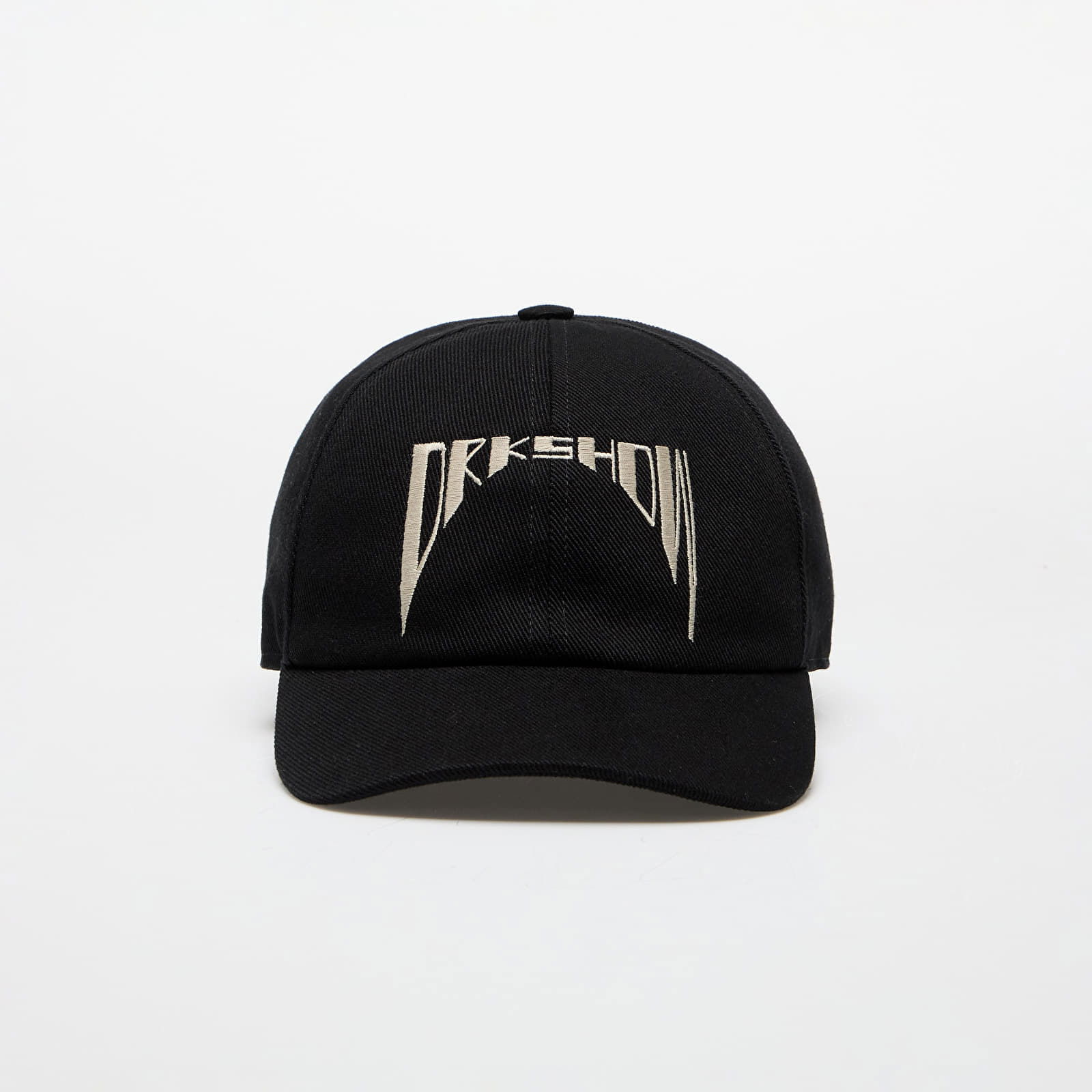 DRKSHDW Embroidered Denim Baseball Cap Black/ Pearl