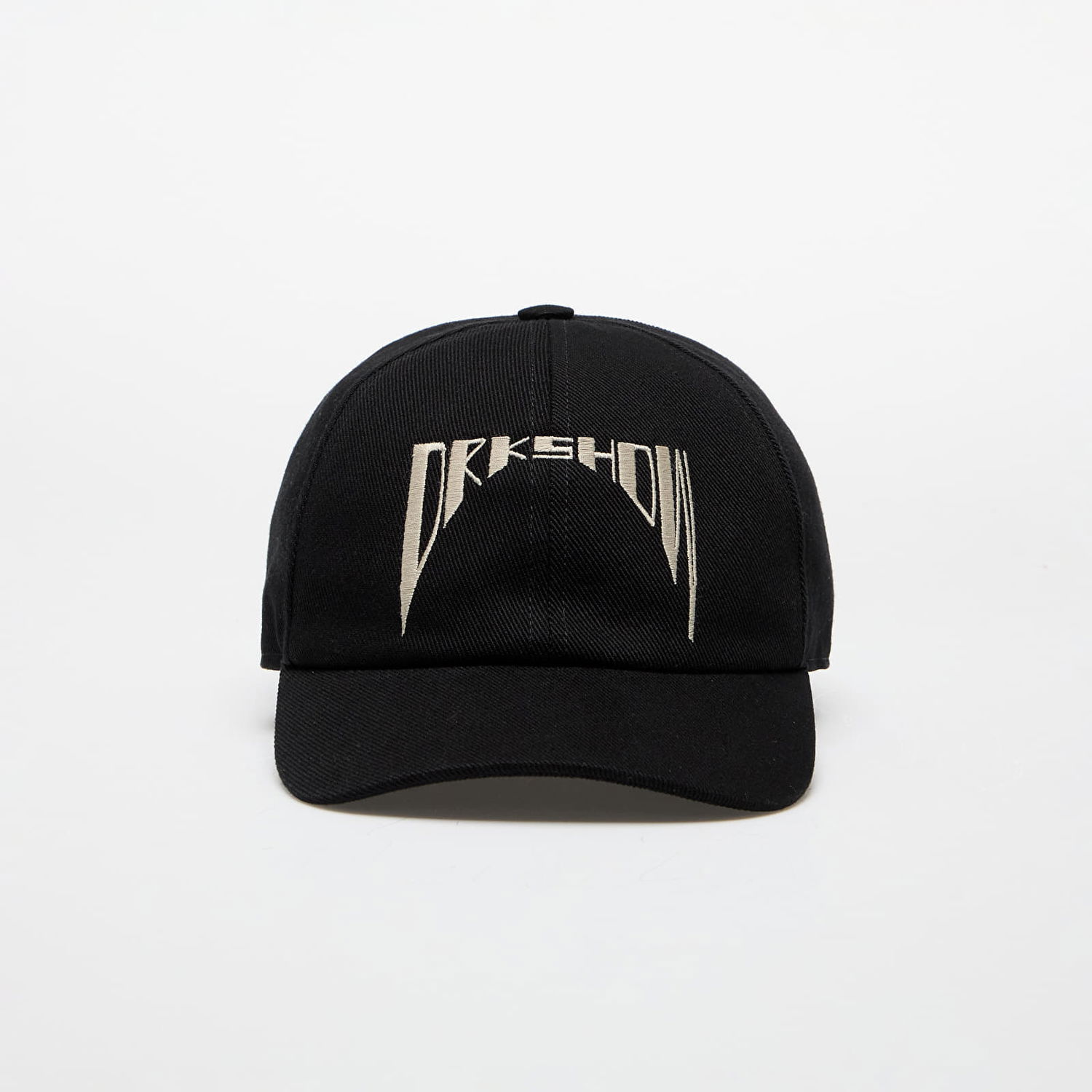 Šiltovka Rick Owens DRKSHDW Embroidered Denim Baseball Cap Black/ Pearl Čierna | DA02D2478 DOEM10 0908, 0
