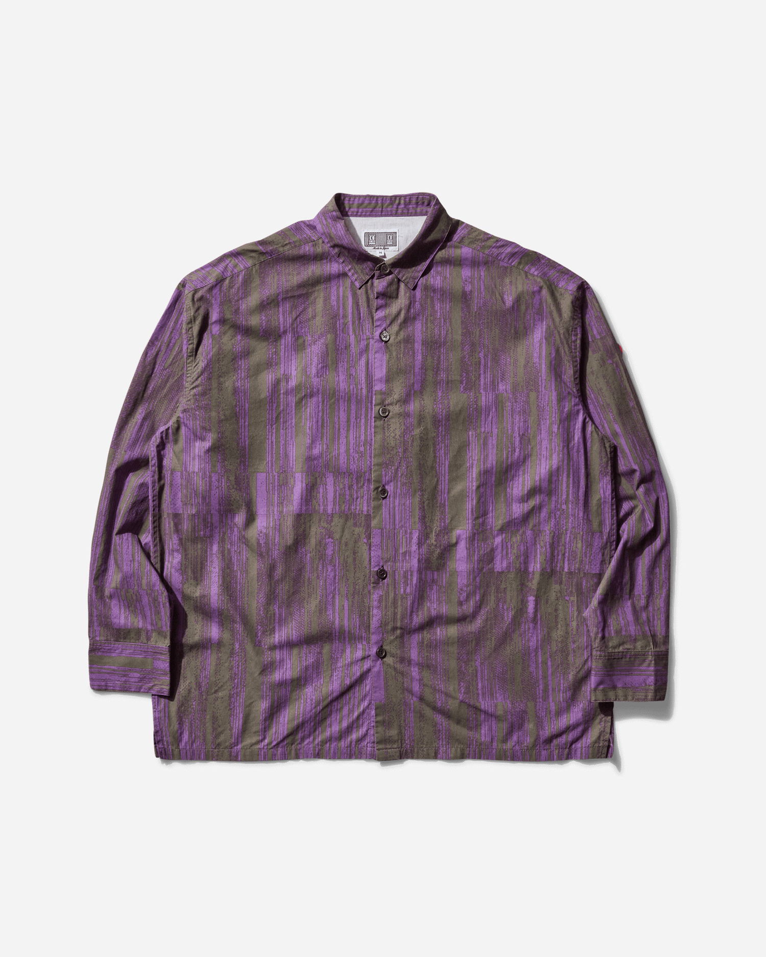 Košeľa Cav Empt FK Pattern Big Shirt Fialová | CES27SH06 GREY, 1
