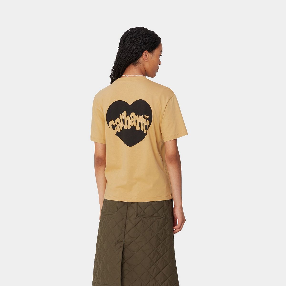 Tričko Carhartt WIP Amour Short Sleeve T-Shirt Žltá | I033678_8, 1