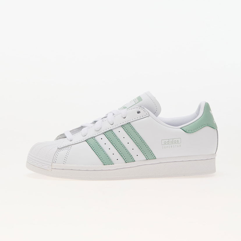 Tenisky a topánky adidas Originals Superstar W Ftw White/ Hazy green/ Ftw White Biela | IG4541