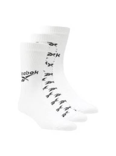 Ponožky Reebok CL FO Crew Sock 3P Biela | GG6682