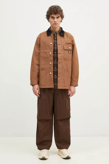 Košeľa Barbour Barbour Wolfwood OS Checked Shirt, Regular Fit Hnedá | MSH5508, 4