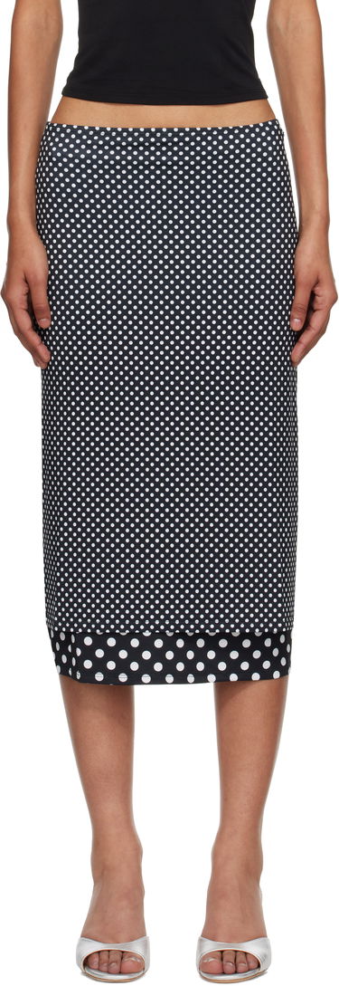 Sukňa Miaou Miaou Maria Polka Dot Maxi Skirt Čierna | 4064VISBWP, 0