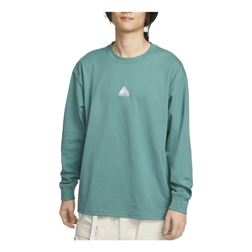 Mikina Nike ACG Long Sleeve Graphic T-Shirt Zelené | DR7754-379