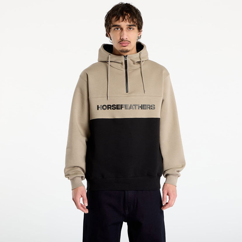 Mikina Horsefeathers Fulton Half-Zip Color-Block Hoodie Rôznofarebný | SM1354G
