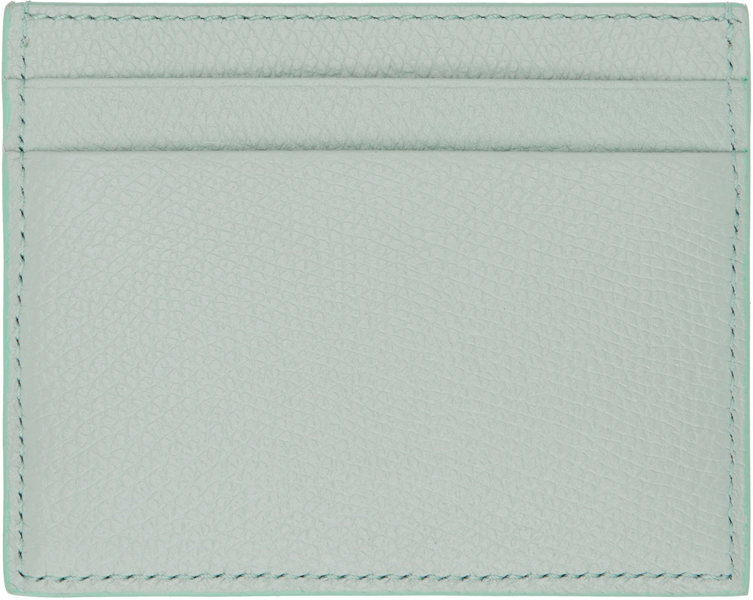 Peňaženka Valentino Valentino Garavani VLogo Signature Grainy Calfskin Card Holder Tyrkysová | 6W2P0AJ7SNP, 1