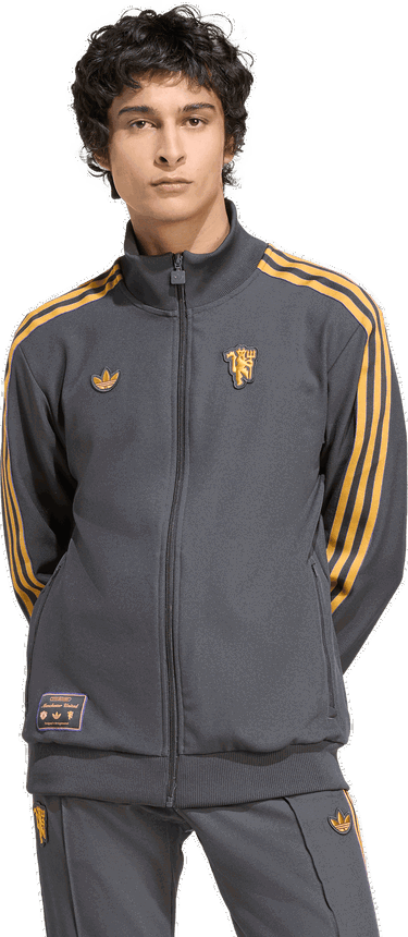 Súprava adidas Performance Manchester United Terrace Icons Track Top Šedá | JN2816, 4