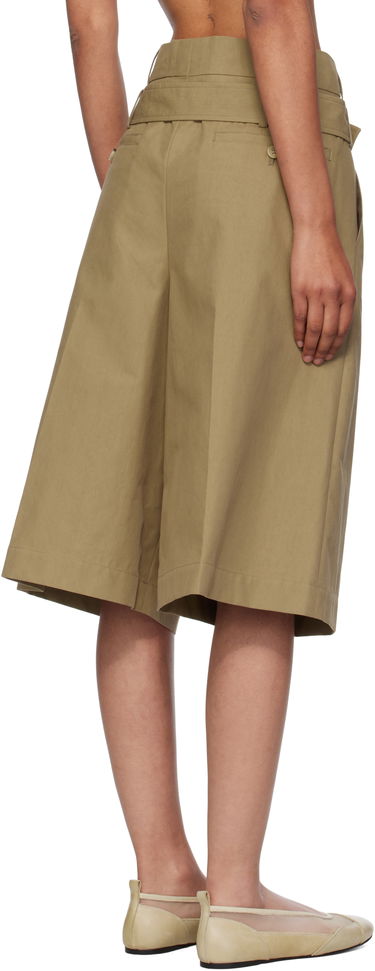 Šortky Simone Rocha Simone Rocha Wide Leg Multi Belt Loop Shorts Béžová | 4160 1267, 2
