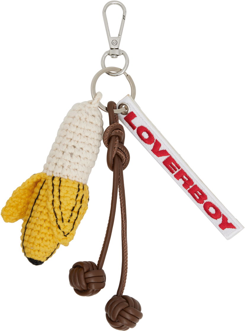 Kľúčenka Charles Jeffrey Loverboy LOVERBOY Banana Bag Charm Biela | 52140501