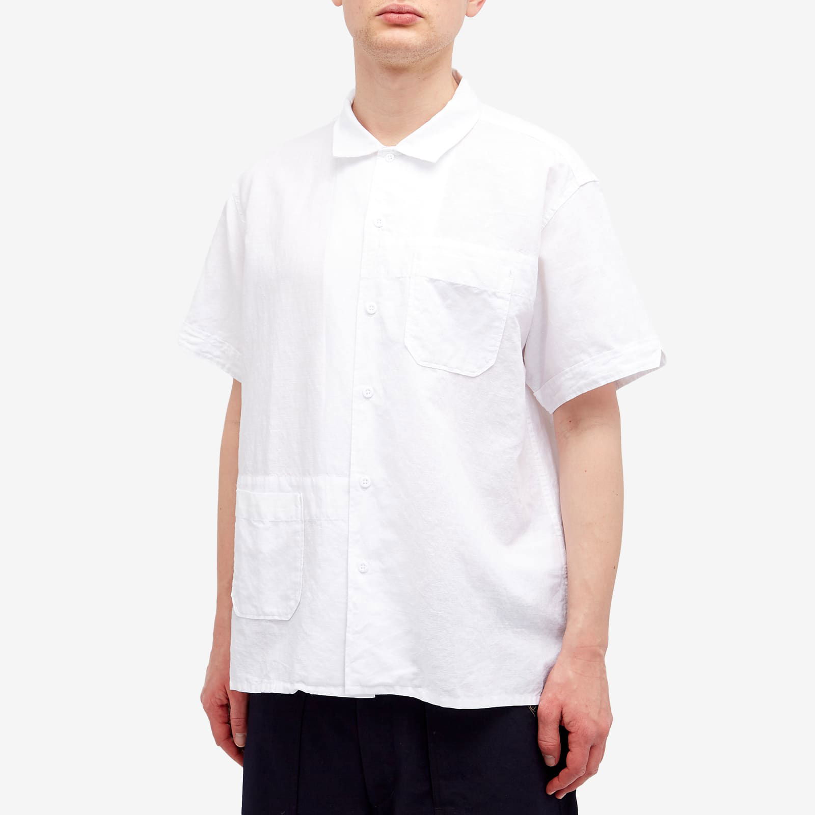 Engineered Garments Camp Shirt Handkerchief Linen, Size L