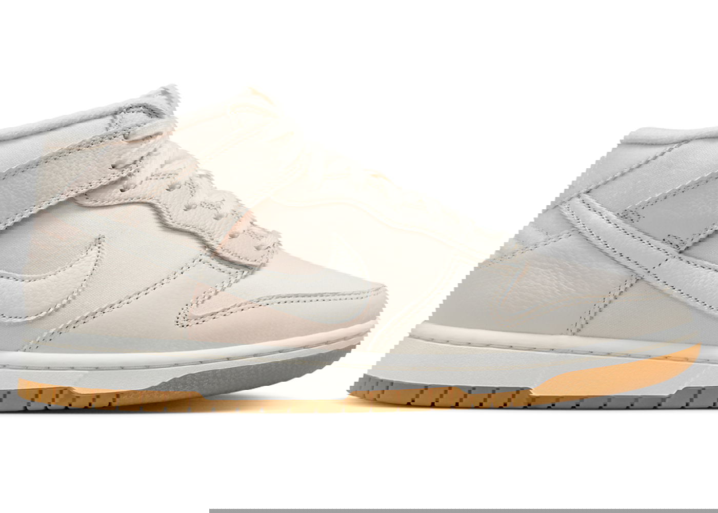 Tenisky a topánky Nike Dunk Mid Canvas Light Orewood Brown Gum Béžová | DZ2533-100, 0