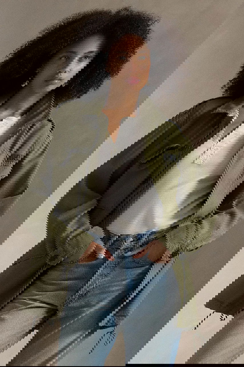 Bunda Polo by Ralph Lauren Cotton M51 Field Jacket Zelené | 211941066, 0