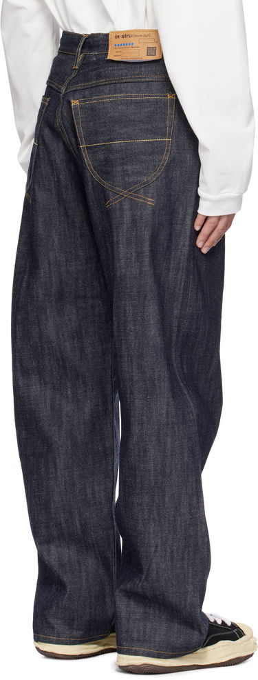 Nohavice Maison MIHARA YASUHIRO Maison MIHARA YASUHIRO Selvage Denim Baggy Pants Modrá | I13PT023, 2