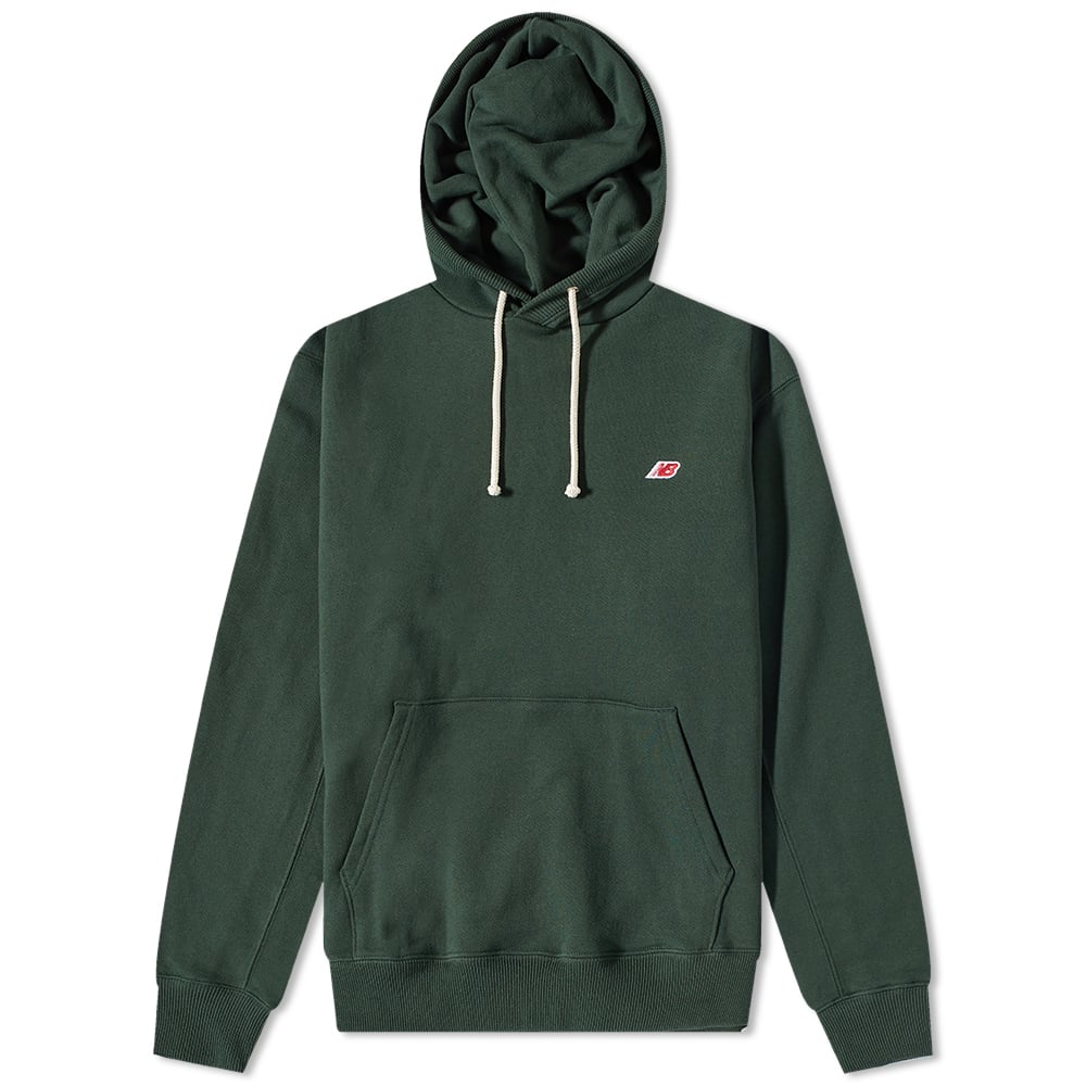 Mikina New Balance Made in USA Hoody Zelené | MT21540-MTN, 0