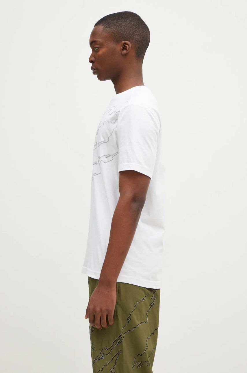 Tričko Maharishi Sparse Bonsai T-Shirt Biela | 5339-WHT, 1