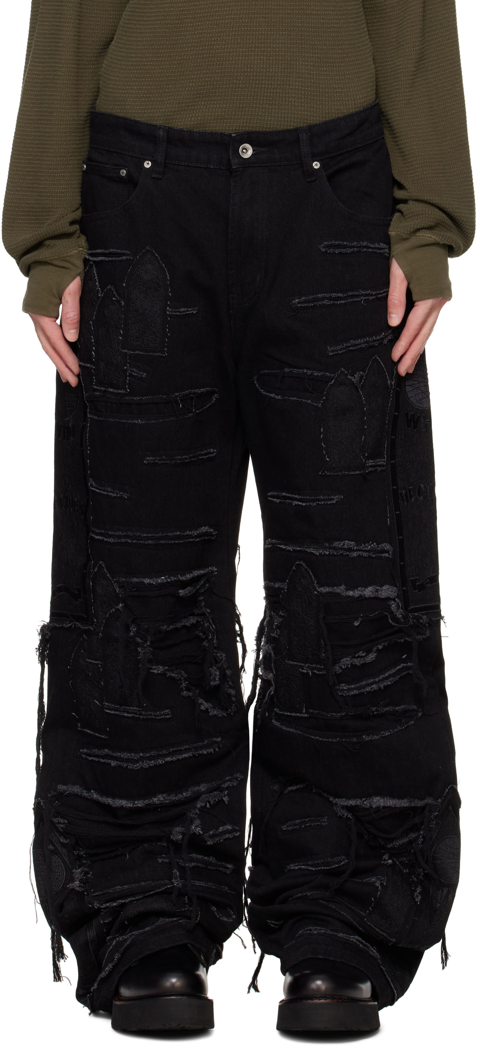 Ultra Flare Windowed Jeans