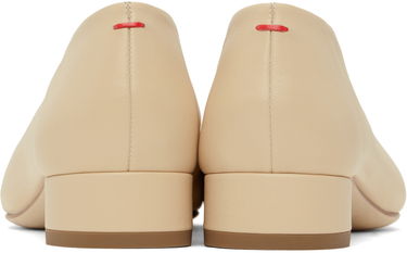 Oblečenie Aeyde Aeyde Delia Leather Ballerina Flats Béžová | A11-FL-GLVR25BL18-FW24-957-007, 1