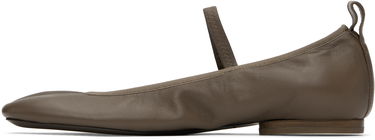 Tenisky a topánky LEMAIRE Square Toe Ballerina Flats Zelené | FO0138 LL0115, 2