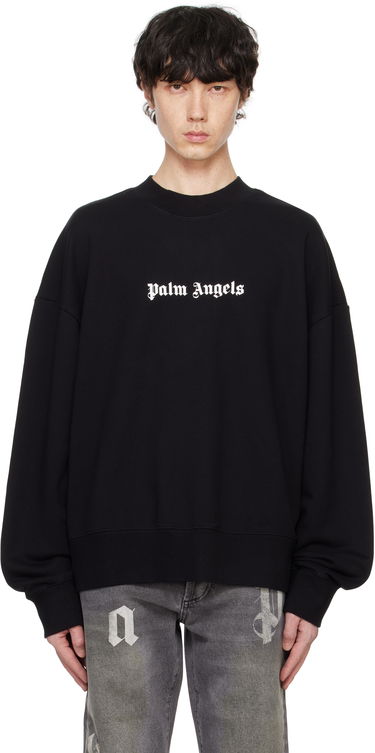 Mikina Palm Angels Sweatshirt Classic Logo Čierna | PMBA080C99FLE0011001, 0