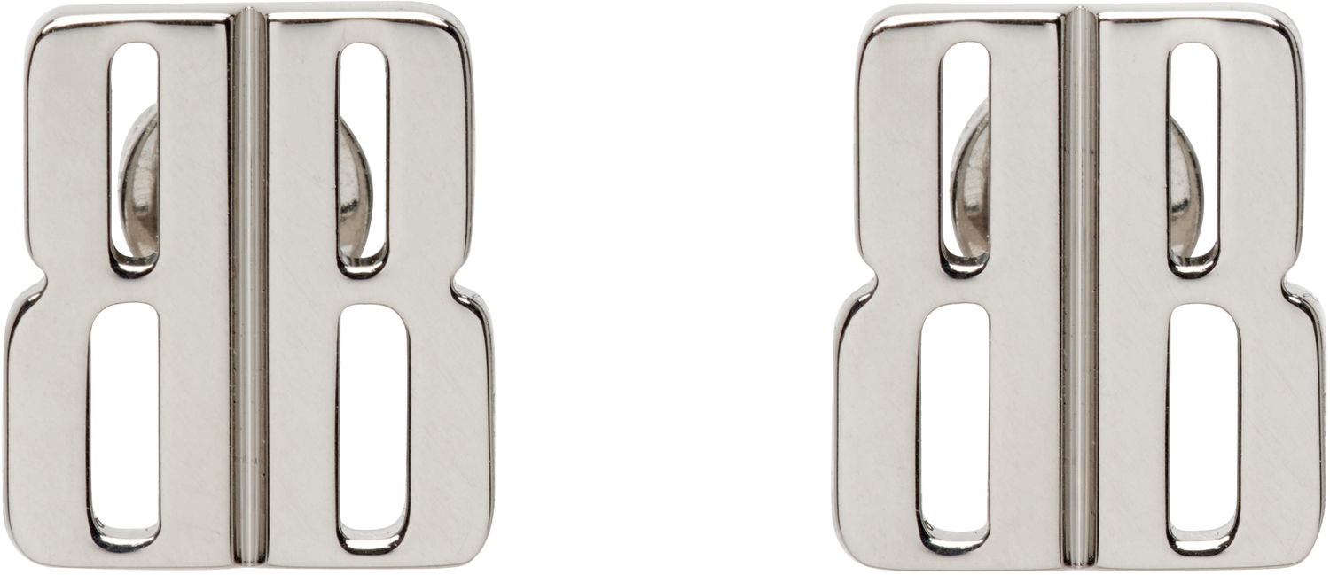 Náušnice Balenciaga Balenciaga Nano XS Stud Earrings Metalická | 831948TZ99S, 0
