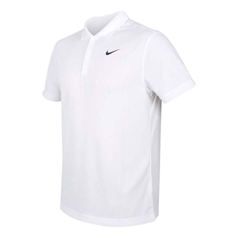 Polo tričko Nike Solid Color Short Sleeve Polo Shirt Biela | DH0858-100
