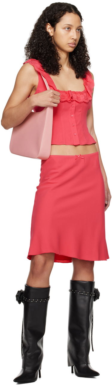 Sukňa GUIZIO Guizio Paloma A-Line Mini Skirt Ružová | R24308W016, 3