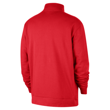 Mikina Nike NBA Chicago Bulls Club Courtside Half-Zip Top Červená | FZ7711-657, 2