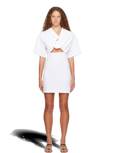 Tričko Jacquemus Le Chouchou 'La Robe T-Shirt Bahia' Mini Dress Biela | 23H233DR088-2003