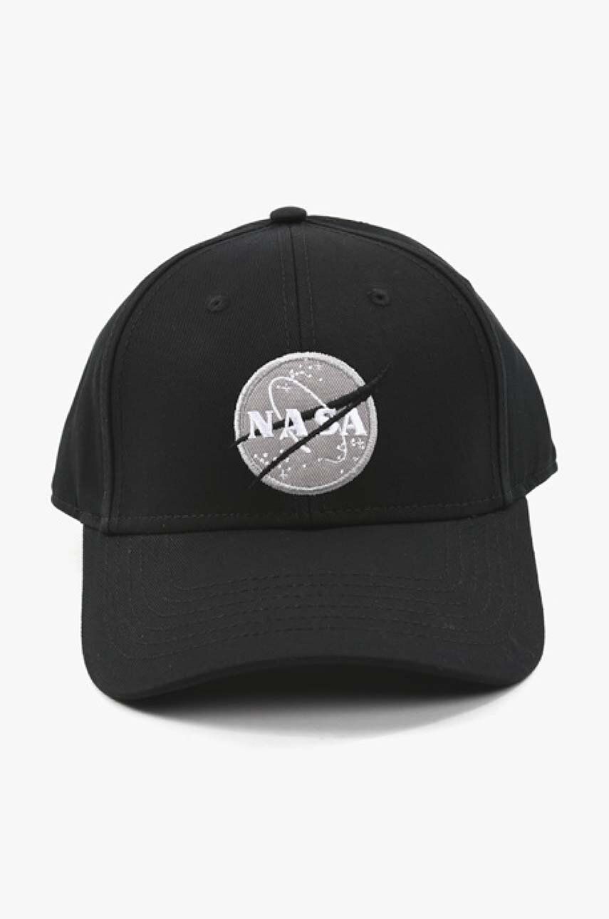Šiltovka Alpha Industries NASA Cap Čierna | 186903-03, 1