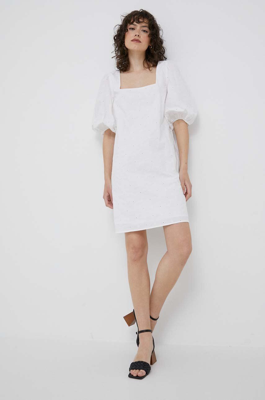 Šaty Tommy Hilfiger Dress Biela | WW0WW38740.PPYX, 0