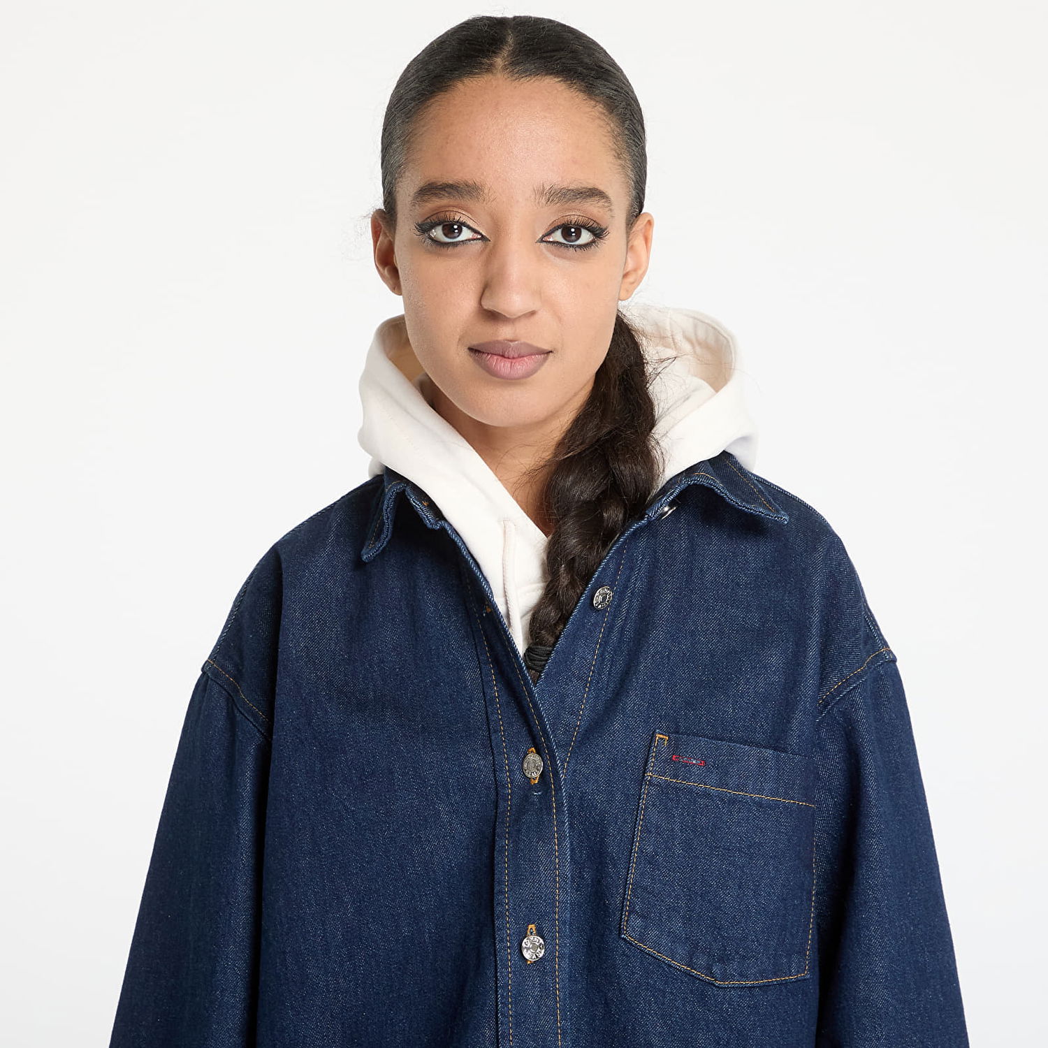 Košeľa Tommy Hilfiger Tommy Jeans Cropped Denim Shirt Jacket Modrá | DW0DW20567 1BK, 1