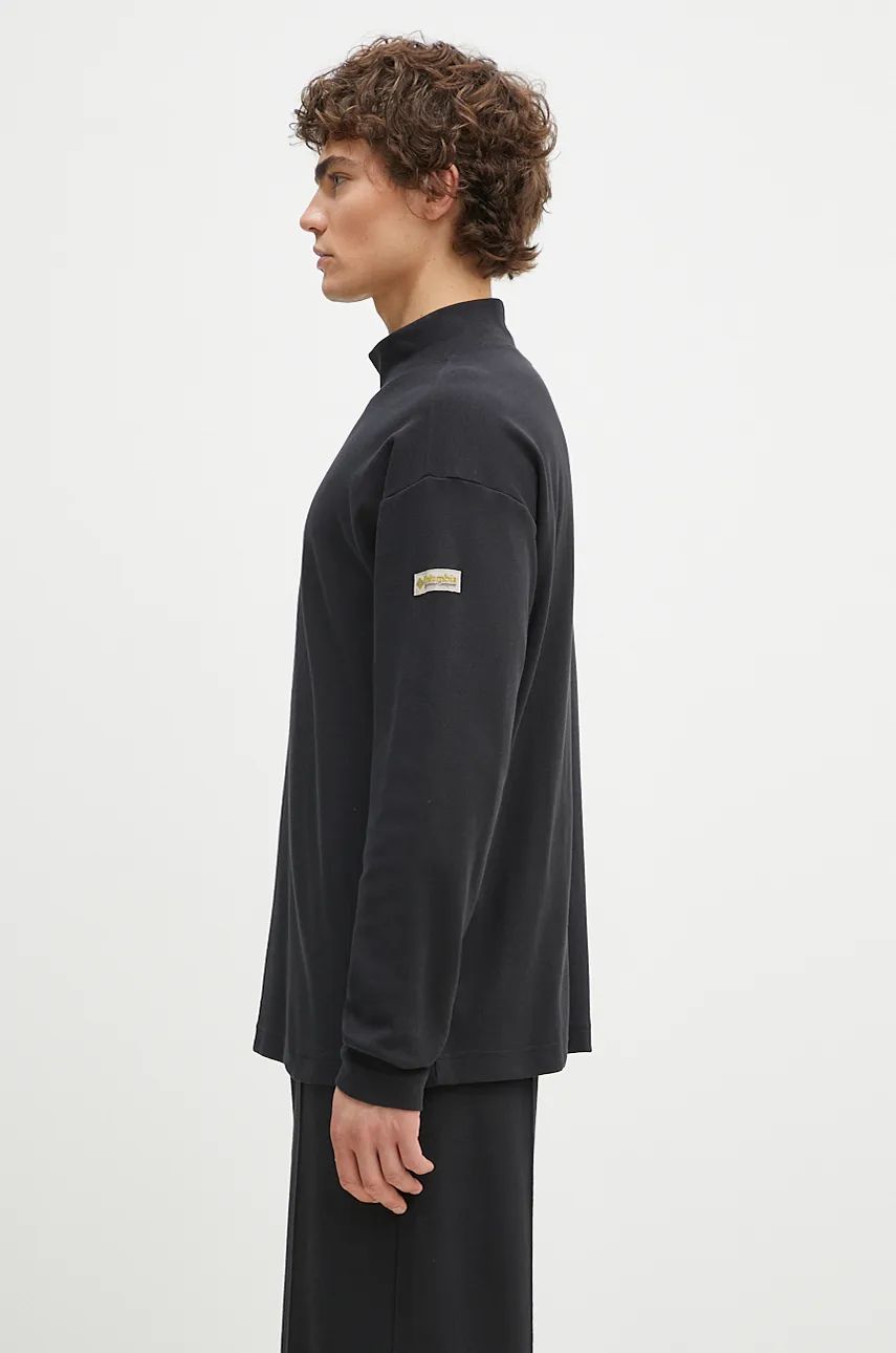 Tričko Columbia Wallowa Long Sleeve T-Shirt With Print Čierna | 2090861, 1