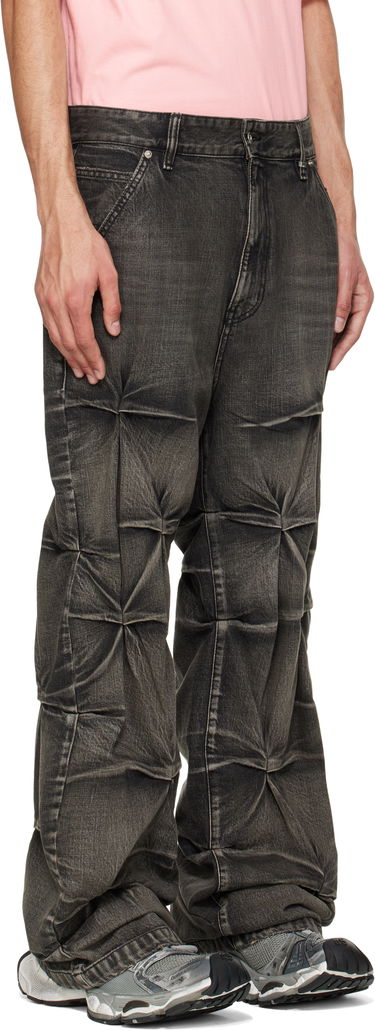 Džínsy We11done We11done Wrinkled Jeans Čierna | WD-DP1-25-365-M-BK, 1