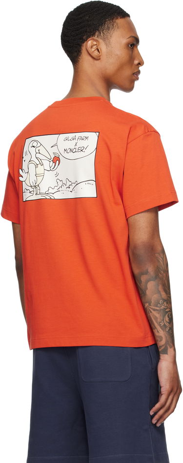 Tričko Moncler Moncler Genius x Gilga Farm Short Sleeve T-Shirt Oranžová | K24028C0000289AZ9, 2