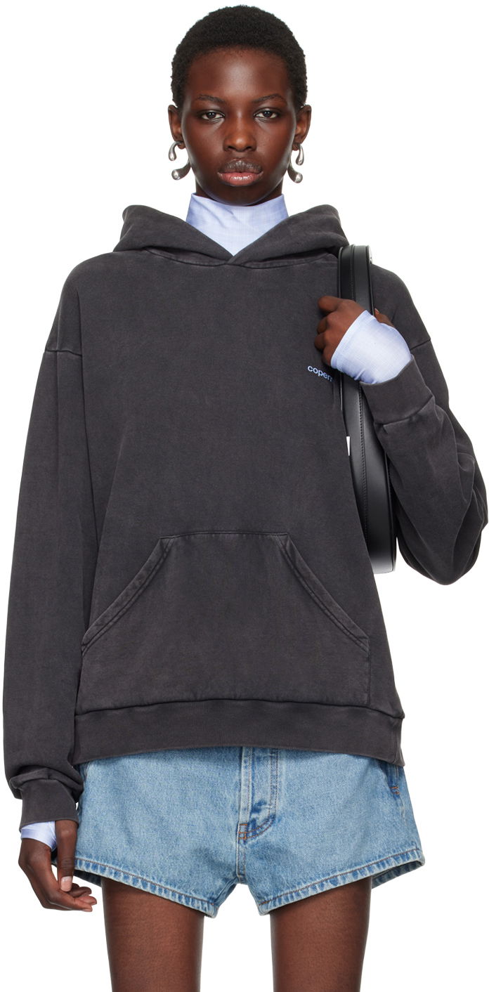 Mikina Coperni Washed Logo Hoodie Čierna | COPJS15523W, 0
