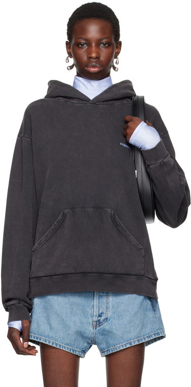 Mikina Coperni Washed Logo Hoodie Čierna | COPJS15523W, 0