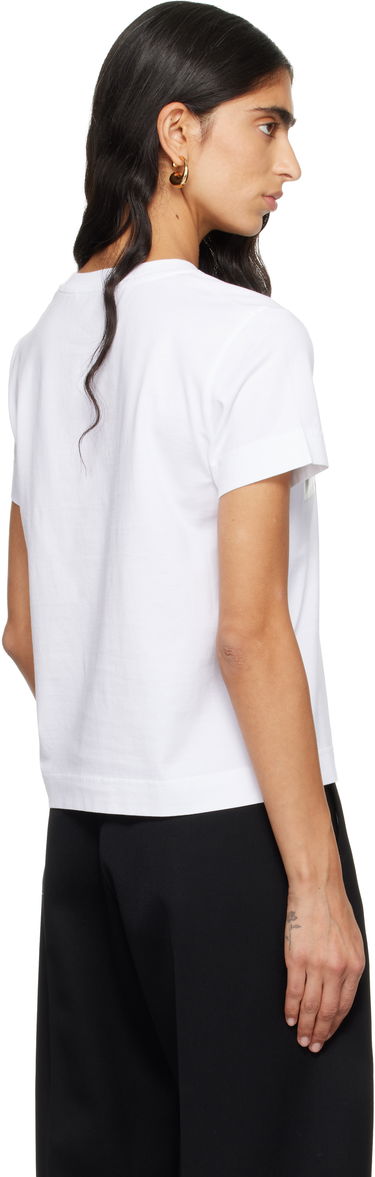 Tričko Givenchy Givenchy Tape Print Crewneck T-shirt Biela | BW70FJP78U100, 2