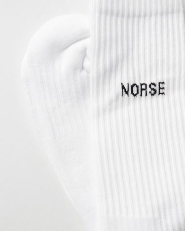 Ponožky NORSE PROJECTS Bjarki Logo Socks Biela | 5711610159761, 1