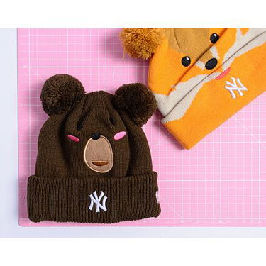 Kulicha New Era New Era NY Yankees Toddler Pom Beanie (50-52 cm) Oranžová | 60565309, 1