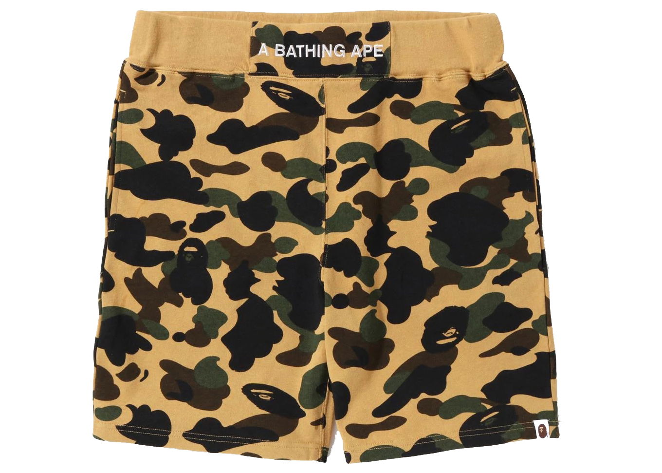 Šortky BAPE 1st Camo Sweat Shorts Žltá | 1I80-153-008, 0