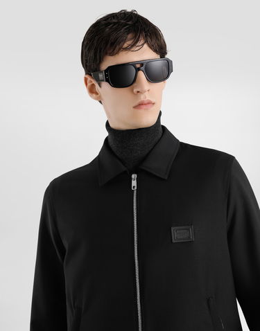 Bunda Dolce & Gabbana Dolce & Gabbana Wool Canvas Jacket Čierna | G9BQZTFURK8N0000, 3