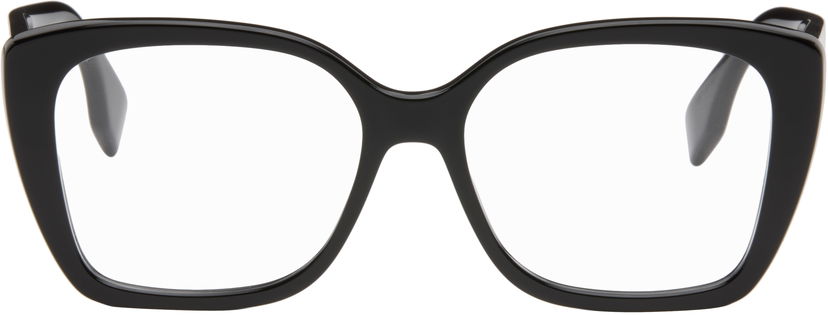 Slnečné okuliare FENDI Lettering Rectangle Glasses Čierna | FE50127IW54001 192337228438