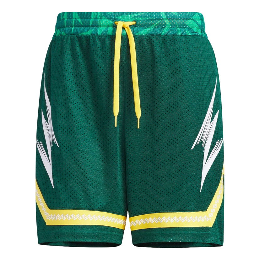 Šortky adidas Originals Graphic Basketball Shorts Zelené | JC6792