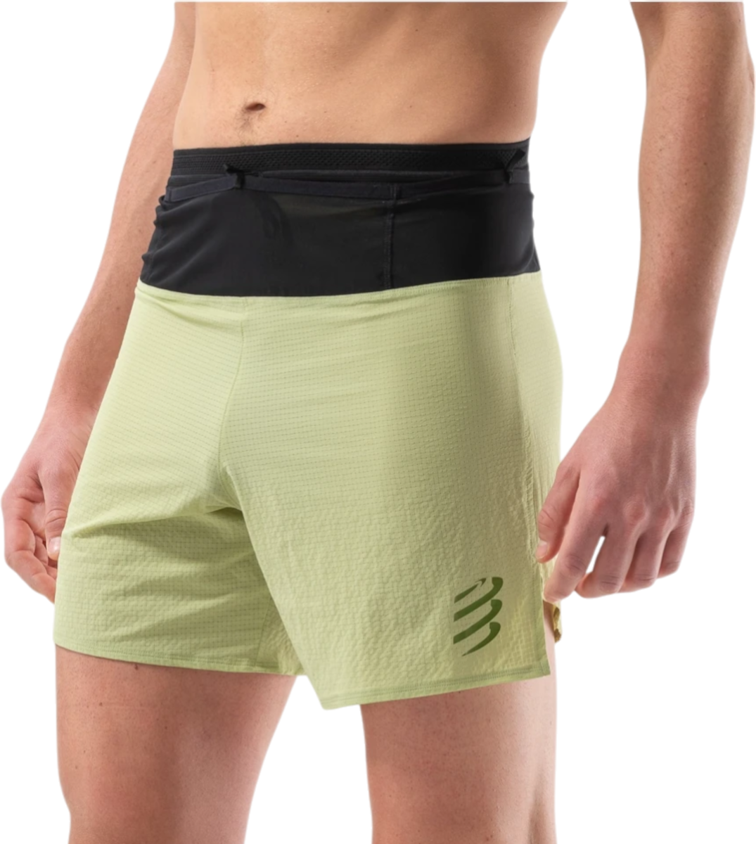 Šortky Compressport Trail Racing Overshorts Zelené | ashm3736-ashm3736039, 0