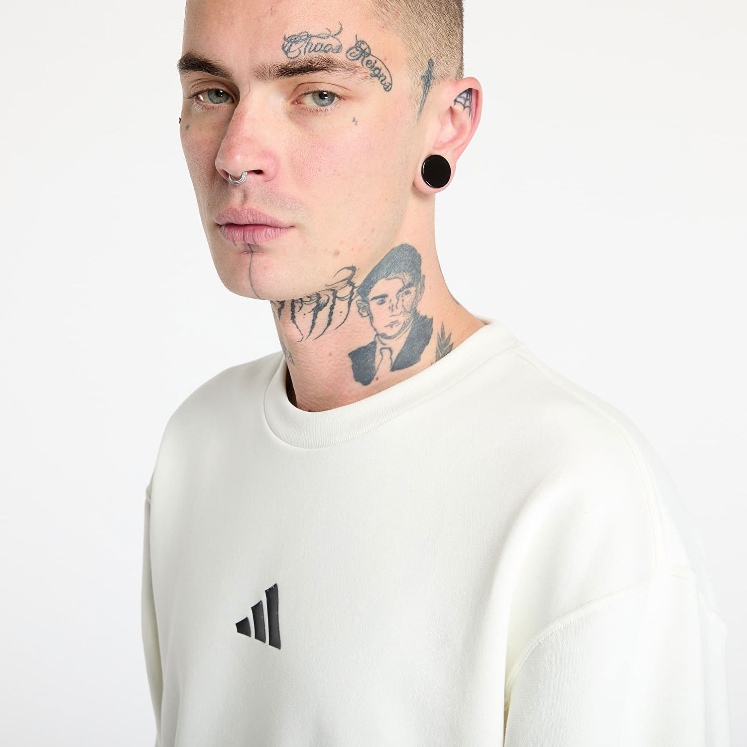Mikina adidas Originals Crewneck Graphic Sweatshirt Biela | JJ3670, 1