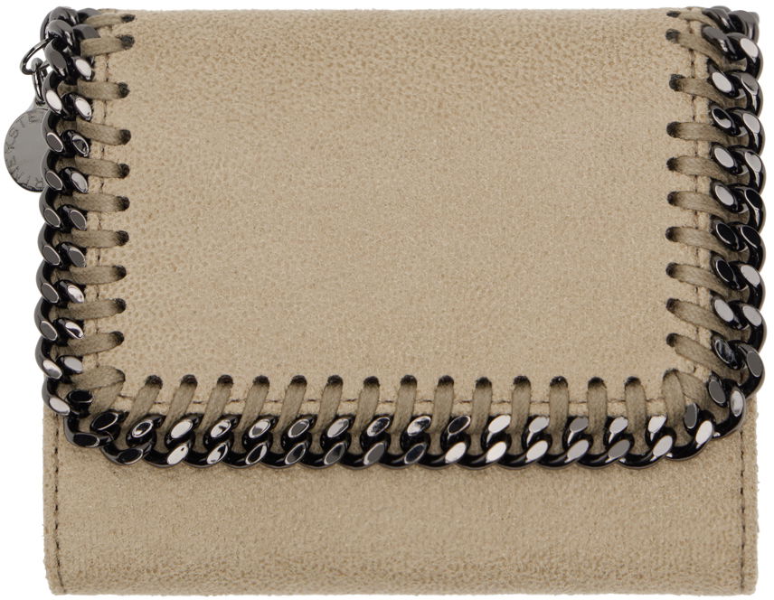 Peňaženka Stella McCartney Stella McCartney Falabella Tri-Fold Wallet Béžová | 431000WP0445, 0