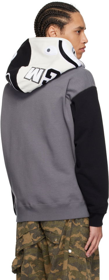 Mikina BAPE Shark Full Zip Hoodie Šedá | 001ZPK701311M, 2